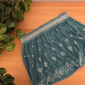 Blue print Flowy Tube top